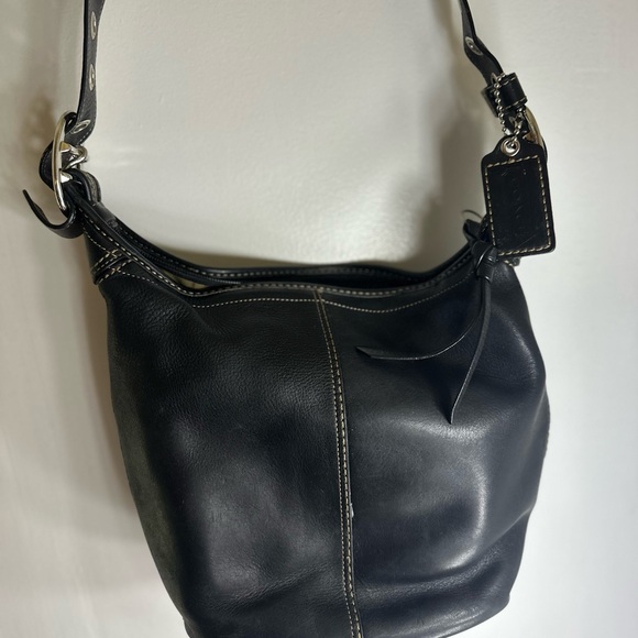 Coach Vintage Bleecker Tattersall Vachetta Duffle Bucket crossbody - Picture 13 of 13